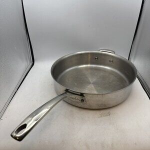 Sur La Table Stainless Steel 12” Skillet Fry Pan Frying 30 cm 5 Qt